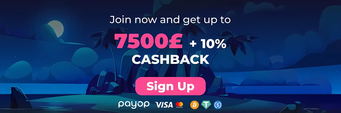Seven Casino: up to £7,500 welcome package and 10% cashback